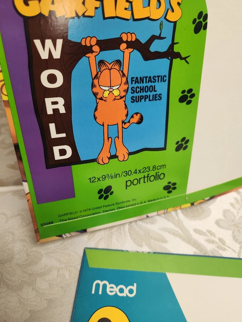 Lot 6 Vintage Garfield the Cat Portfolio Folders
